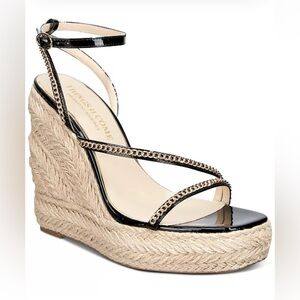 NIB THINGS II COME; Women's Dina Luxurious Espadrille Wedge Sandals Orig: $150